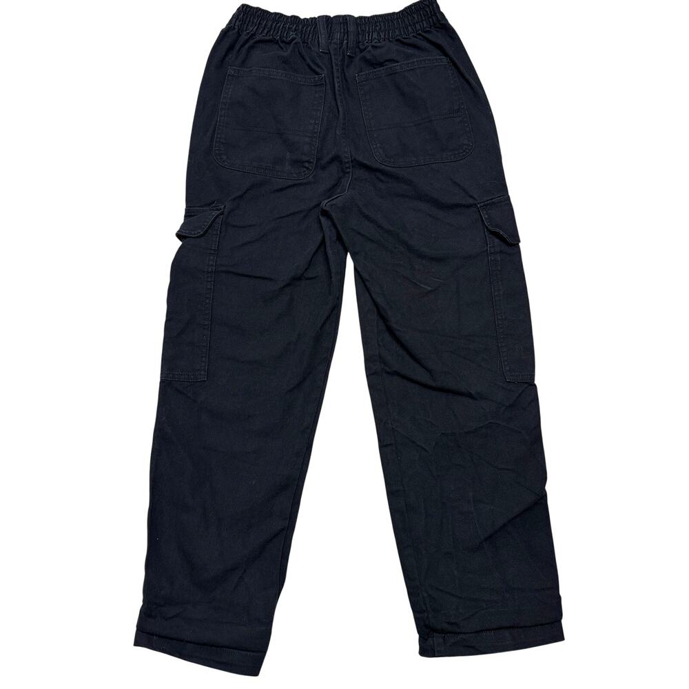 Vans Cargo Pants XS Womens Black Straight Streetwear High Rise Skateboarding